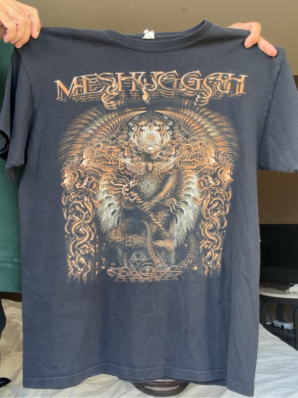 Vintage Y2K MESHUGGAH Band T-Shirt Large